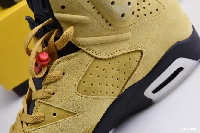 Rep LUCY TRAVIS SCOTT JORDAN X CN1084-300 YELLOW AIR 6 0417
